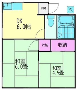 吉沢荘【2階】の間取り