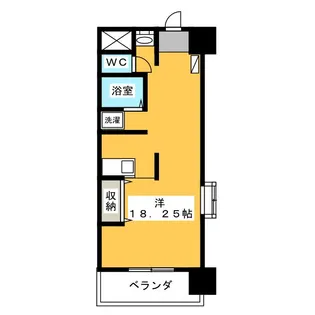 ひまわりやなべ【5階】の間取り