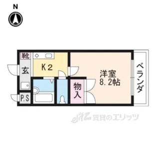 シャローム追分【2階】の間取り