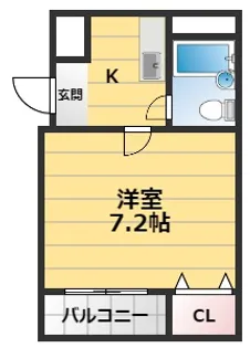 オズレジデンス新大阪【5階】の間取り