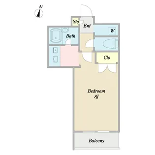 第2ハイツパール【2階】の間取り
