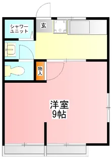 石井コーポ【1階】の間取り