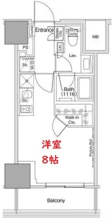 東京都品川区東中延1【マンション】の間取り