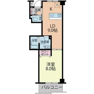 神奈川県海老名市国分南3【マンション】の間取り