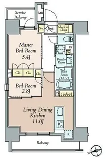 東京都文京区本郷3【マンション】の間取り