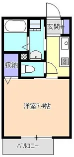 ディアコート【1階】の間取り