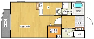 【舟入幸町】KDXレジデンス舟入幸町【11階】の間取り