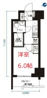 東京都品川区南大井6【マンション】の間取り