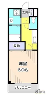 ブルースカイ【2階】の間取り