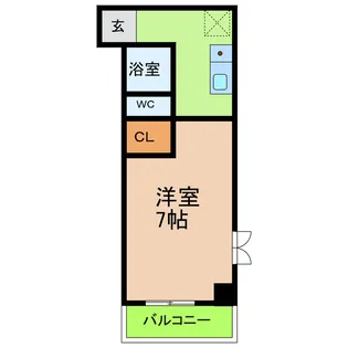 愛知県日進市折戸町定納【マンション】の間取り