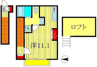 サンヴィアーレ北小金【2階】の間取り