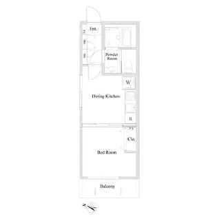 ブランミュール西馬込II【2階】の間取り