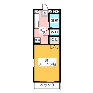 旭ヶ丘ニューライフII【2階】の間取り