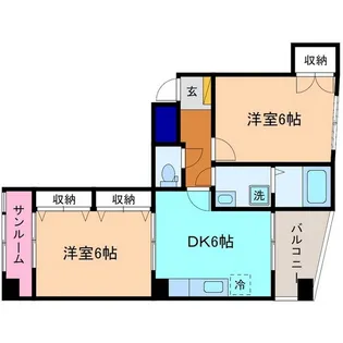 アネスパ【3階】の間取り