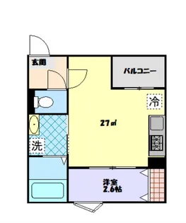 宮城県仙台市太白区郡山2【アパート】の間取り
