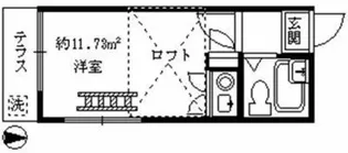 ライフピアウエスト【1階】の間取り