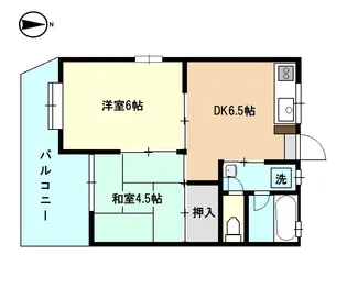 セイセンハイツII【1階】の間取り
