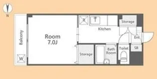 ダン・ラヴニール梶ヶ谷【1階】の間取り