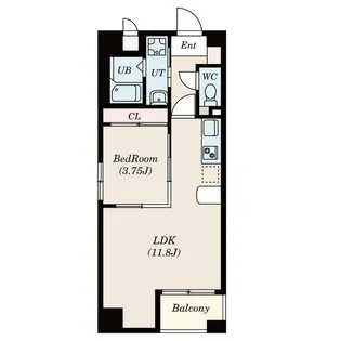 S-FORT鈴鹿【3階】の間取り