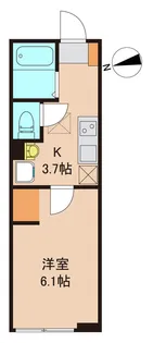 千葉県松戸市新松戸4【アパート】の間取り