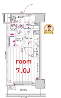 ガーラ・ステージ横濱関内【9階】の間取り