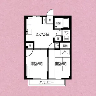 トラッド厚北【2階】の間取り