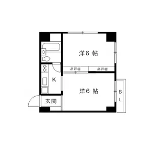 ルシエール金沢【2階】の間取り