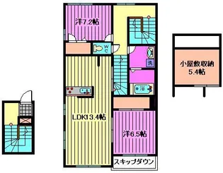 アイビスコートII【2階】の間取り