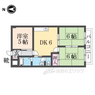 シャルマンフジ武庫之荘壱番館【3階】の間取り