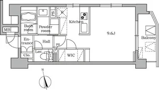 東京都品川区大井1【マンション】の間取り