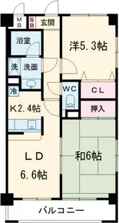 YM花小金井【3階】の間取り