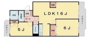 ソレーユ飯田岡【3階】の間取り
