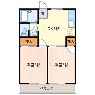 えいすうアームス【1階】の間取り