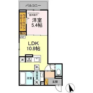 オーガスタハイツ【2階】の間取り