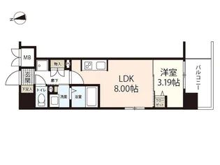 エスポワールI【2階】の間取り