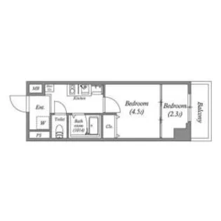 N-flats町田【11階】の間取り