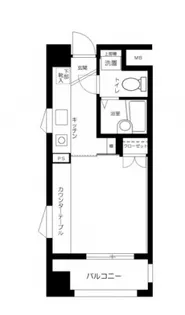 バージュアル武蔵小杉【2階】の間取り