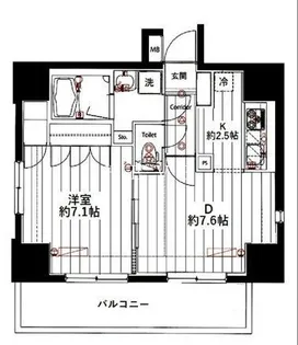 セジョリ上野【5階】の間取り