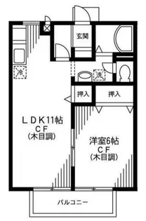 グランガーデン III【2階】の間取り