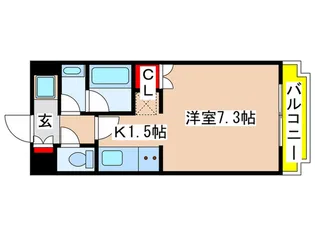 PLUSH-GARDEN-スパス【3階】の間取り