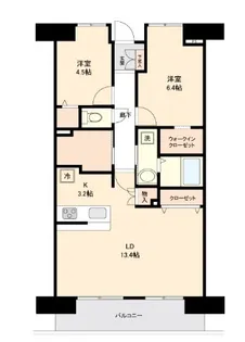 コンフォート津田沼壱番館【1階】の間取り