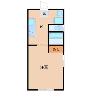コンフィーフラット【2階】の間取り