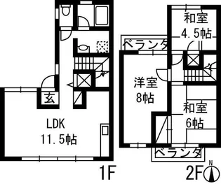 セジュールの間取り