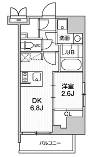 SYFORME大井町II【6階】の間取り