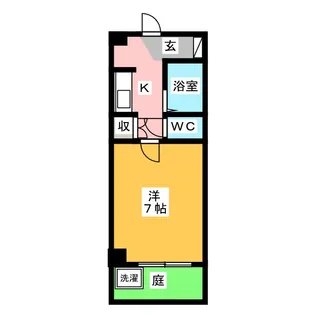 リーズ・ヴァレイP&F【1階】の間取り