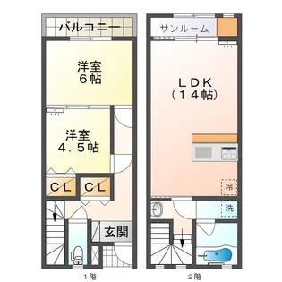 Porto Vista II【1階】の間取り