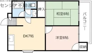 デイグラン大阪城EAST.【5階】の間取り