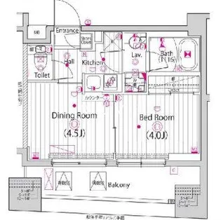 ガーラ・アヴェニュー浅草【9階】の間取り