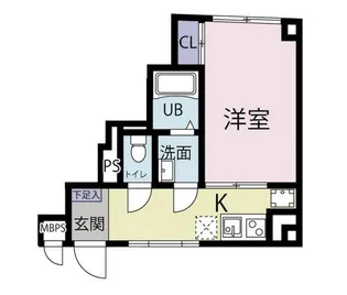 モンレーヴ赤羽【5階】の間取り