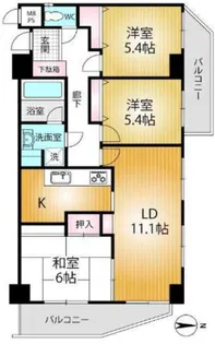 Gleason Garden【2階】の間取り